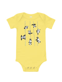 Poling Pandas Baby Short Sleeve One Piece