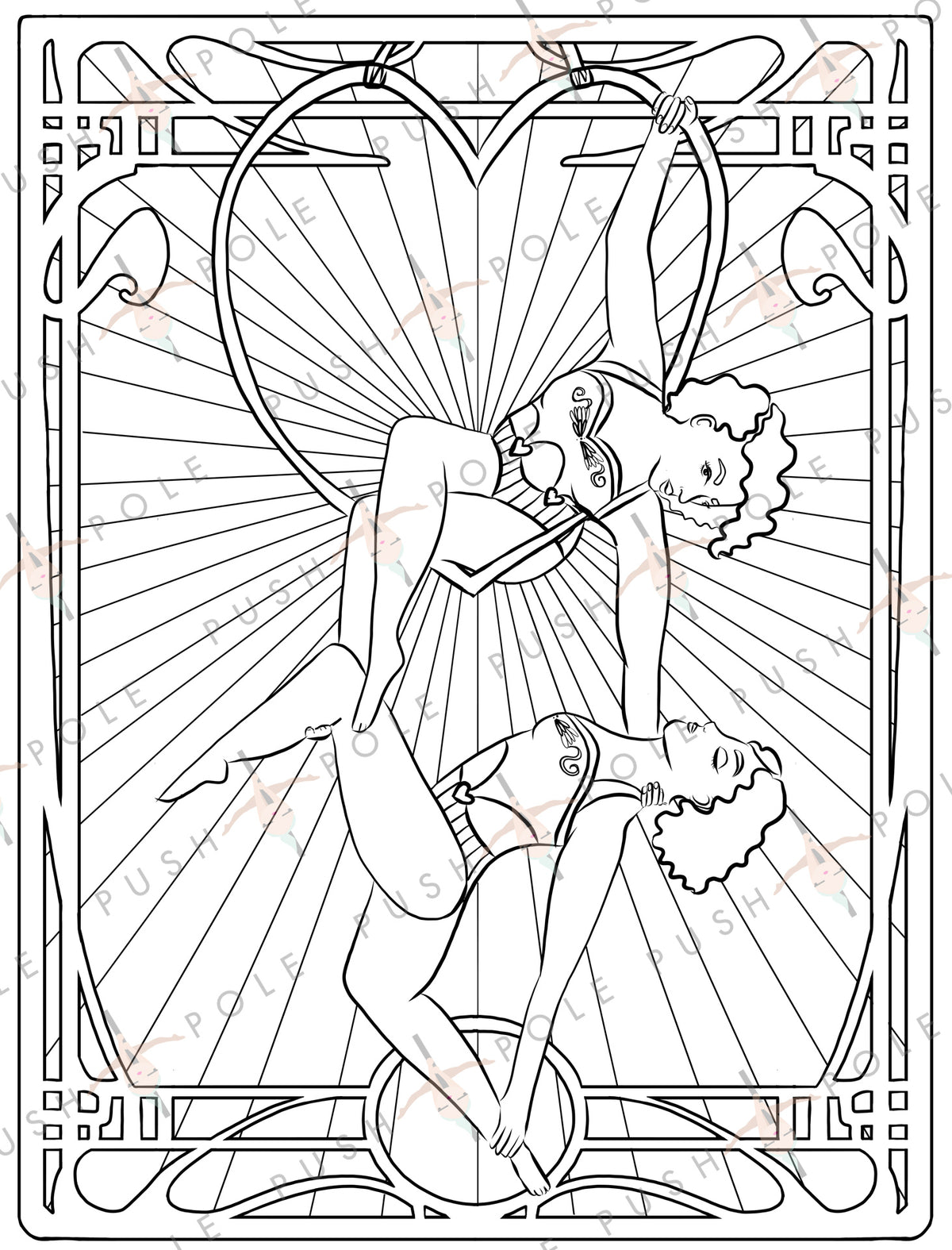 Love is Everywhere: Adult Coloring Book for Women Featuring Cupid