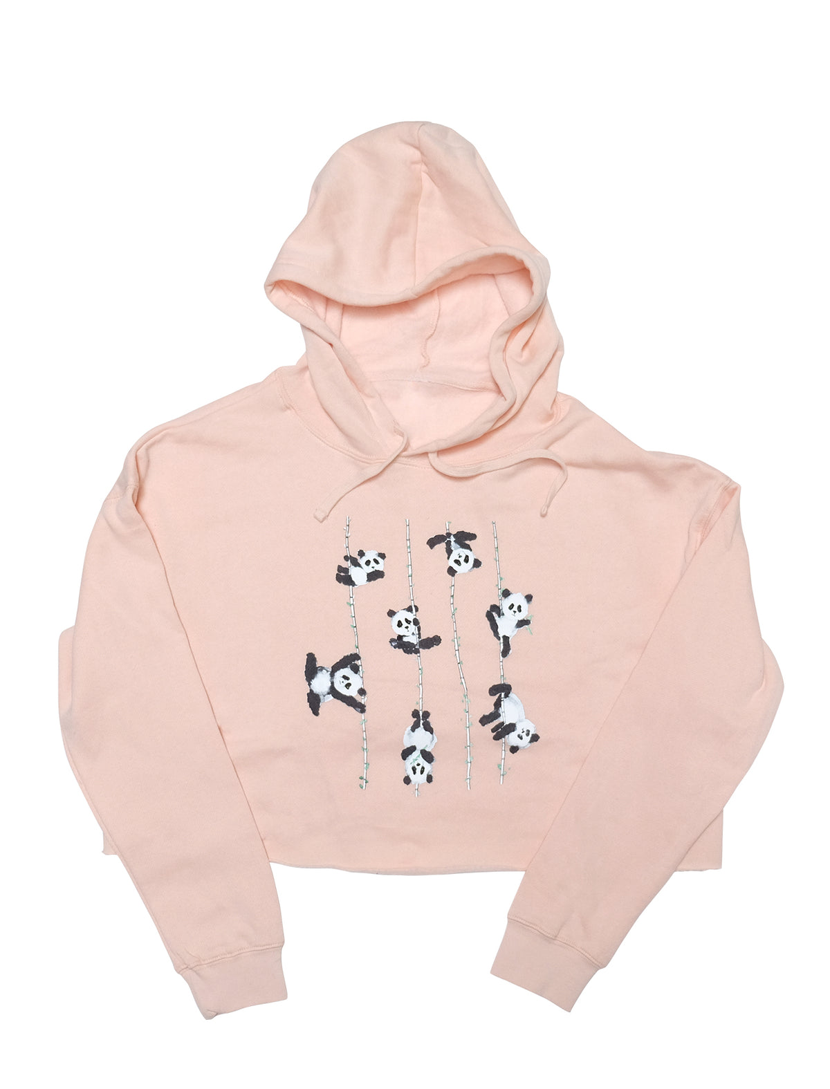 Poling Pandas Cropped Fleece Hoodie