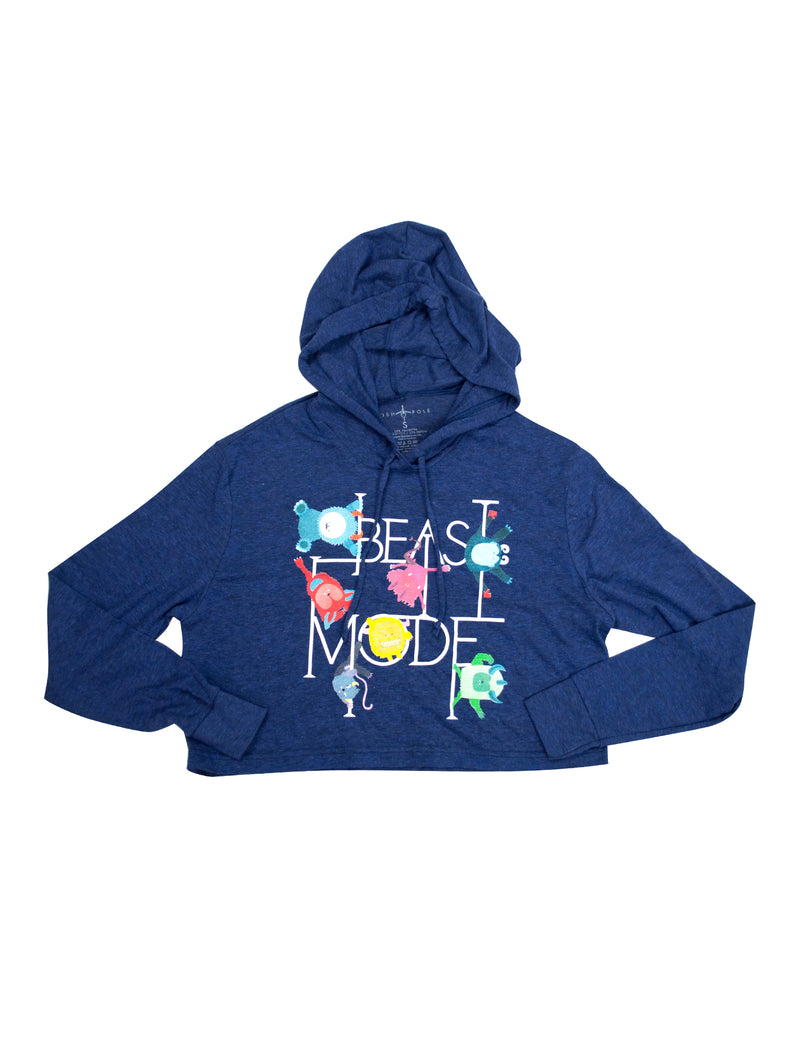 Beast Mode Cropped Hoodie