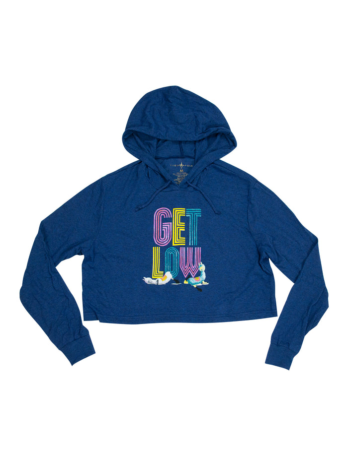 Low Flow Llamas Cropped Hoodie