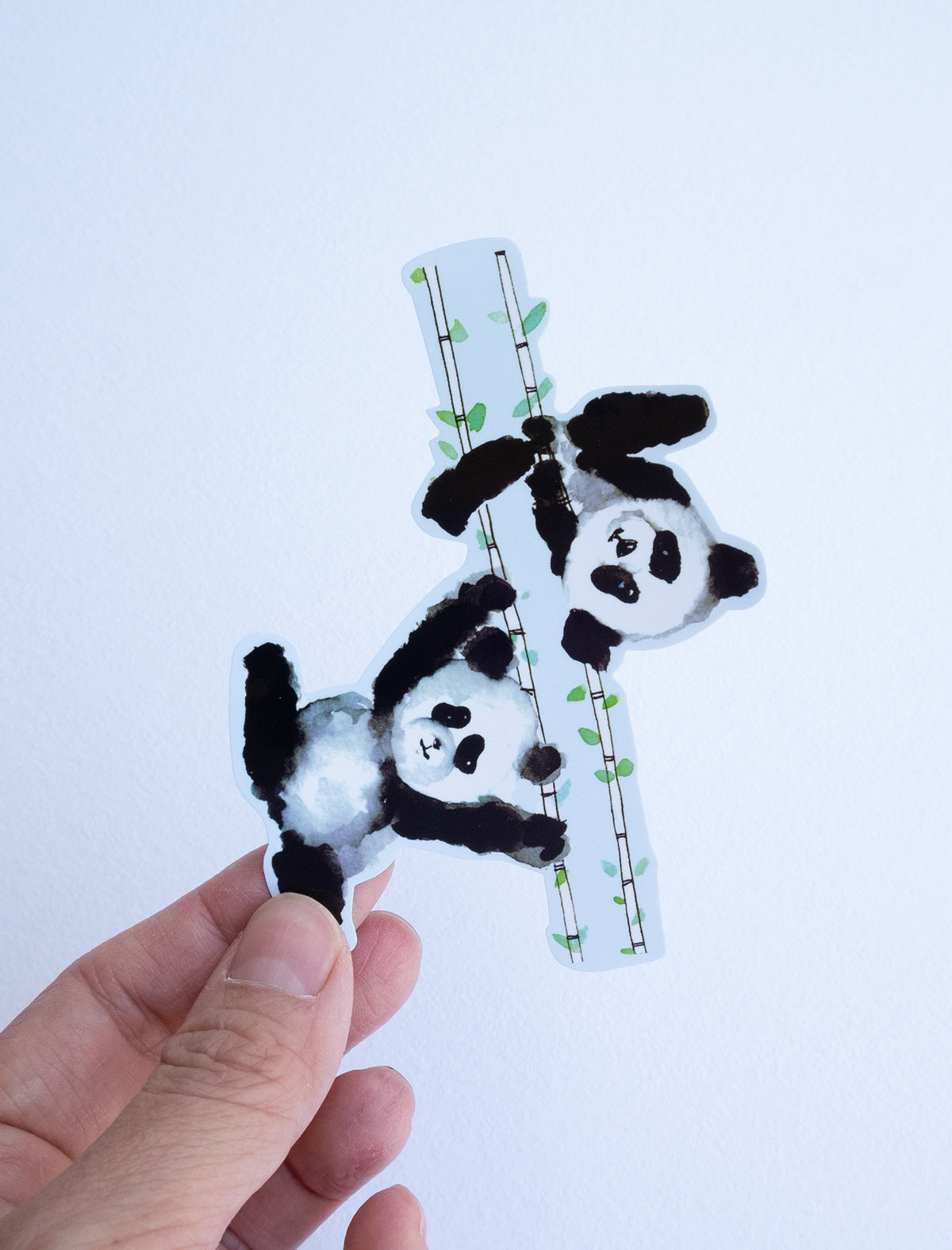 Poling Pandas Stickers Set of 4