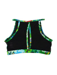 In The Jungle High Neck Halter Bra