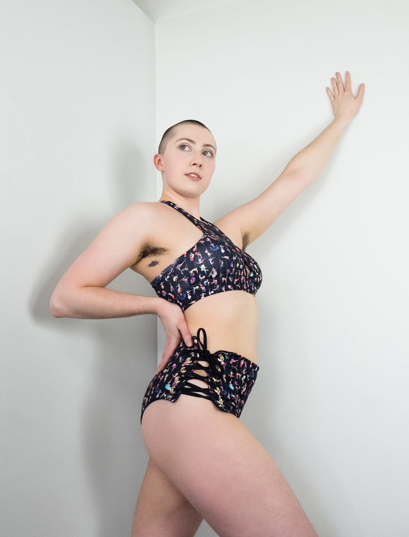 *OOPSIES* Off Duty Poler Criss Cross Bra