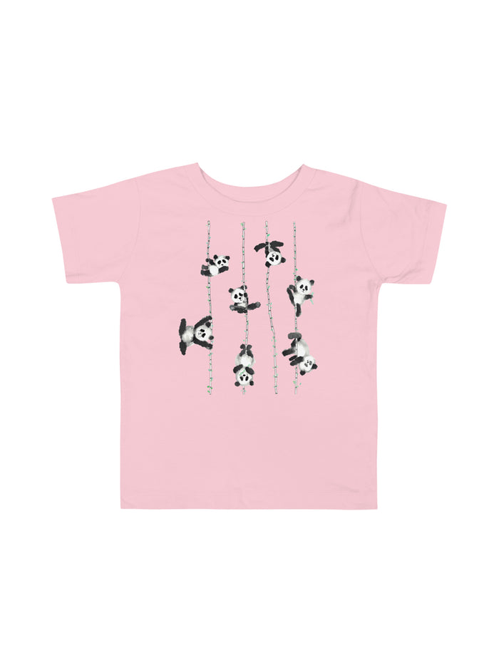 Poling Pandas Toddler Short Sleeve T-Shirt